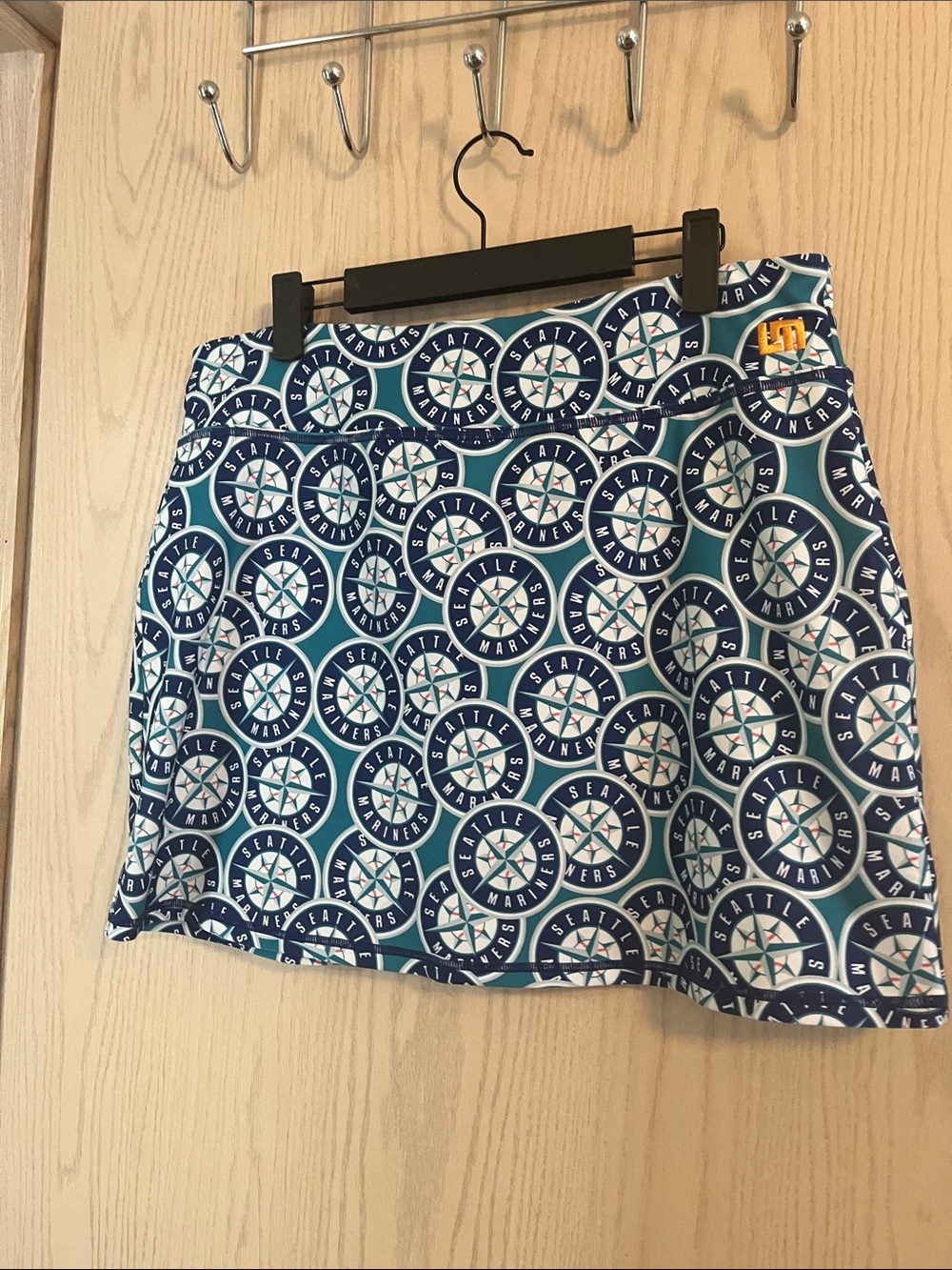 Seattle Mariners Patterned Blue Women's Skort